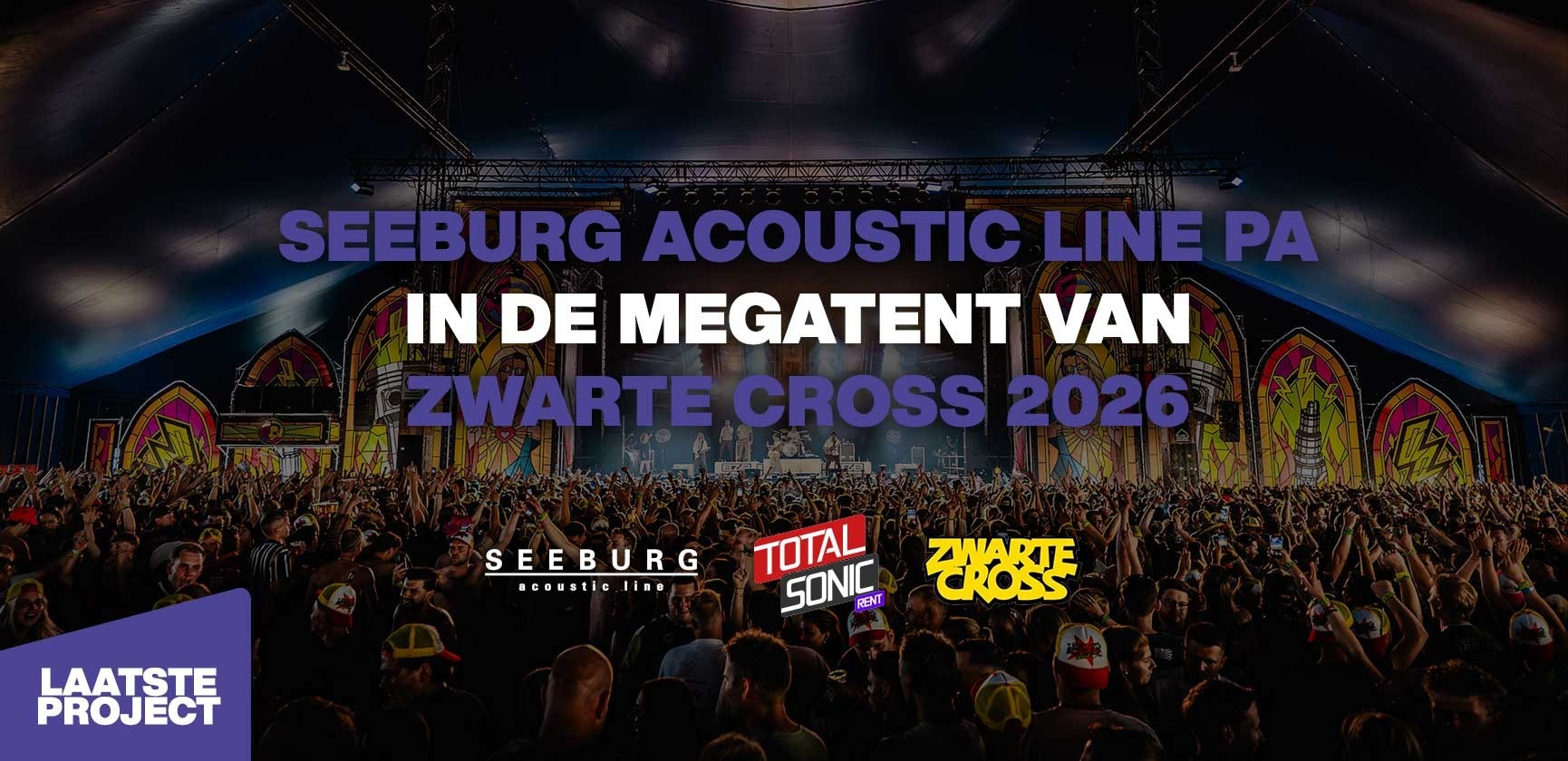 SEEBURG Acoustic Line PA in de MEGATENT van ZWARTE CROSS 2026